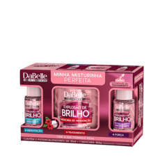 Kit DaBelle Explosão de Brilho Hidra-Fortificante (3 produtos)