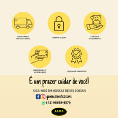 COLORAÇÃO AMEND 8.3 LOURO CLARO DOURADO 50G - GAMA COSMÉTICOS