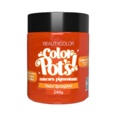 Máscara Pigmentante Beauty Color Pot´S Vegano Ruivo Laranjinha 240g