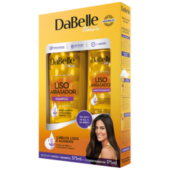 Kit DaBelle Hair Liso Arrasador Shampoo 250 ml + Condicionador 175ml