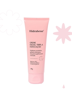 CREME FACIAL TRIPLA ESFOLIAÇÃO HIDRABENE - 60 G