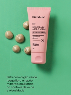 MÁSCARA FACIAL DE ARGILA VERDE HIDRABENE - comprar online