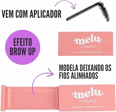 GEL MODELADOR PARA SOBRANCELHAS MELU - GAMA COSMÉTICOS