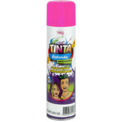 Tinta Spray para Cabelos Aeroflex Cor Pinky MY Party 150ml