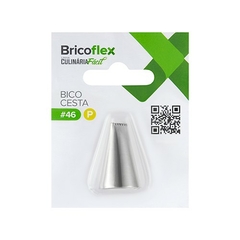 Bico de Confeitar Inox Pequeno Serra Cesta #46 - comprar online