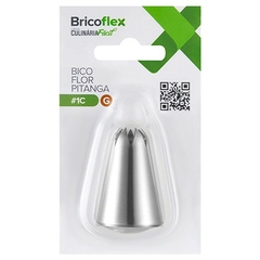 Bico de Confeitar Inox Grande Flor Pitanga #1C - comprar online