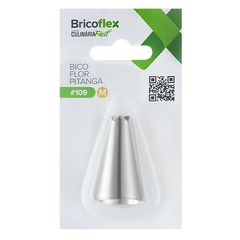 Bico de Confeitar Inox Médio Flor Pitanga #109 - comprar online