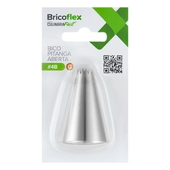 Bico de Confeitar Inox Grande Pitanga Aberta #4B - comprar online