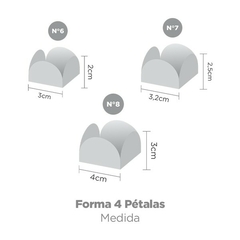 Forminha 4 Pétalas - comprar online