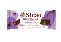 Barra Cobertura Meio Amargo SICAO 1,01 kg