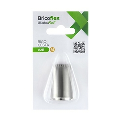 Bico de Confeitar Inox Médio Serra Cesta #2B - comprar online