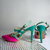 Sandalias Fucsia y verde - tienda online