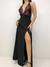 VESTIDO NEGRO & LENTEJUELA COLOR VIOLETA - comprar online