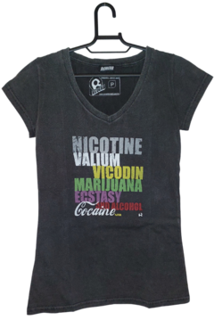 Camiseta Nicotine Queens Woman