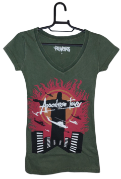 Camiseta Apocalypse Town Green Woman