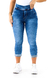 Calça Jeans Feminina - Extreme Power Comfy Capri Mármore - loja online