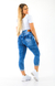 Calça Jeans Feminina - Extreme Power Comfy Capri Mármore - comprar online