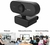 Webcam Full HD 1080p com microfone, Webcams USB para computador portátil para PC, para chamadas de vídeo, gravação, conferência e jogos (Preto, OneSi - loja online