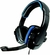 Headset Gamer AR-S501 Preto com azul c/microfone K-MEX