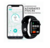 Relógio inteligente smartwatch s8 troca pulseira ligações monitor cardíaco android e ios preto - comprar online