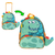 Mochila Escolar Infantil de Rodinha Costas Menino Dino - loja online