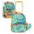 Mochila Escolar Infantil de Rodinha Costas Menino Dino - comprar online