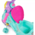 Triciclo Infantil Motoca De Passeio Andador Avespa com Pedal e Cesto Pink - loja online