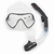 Conjunto Profissional de Máscara de Mergulho para Adultos - Óculos e Tubo de Natação de Alta Qualidade