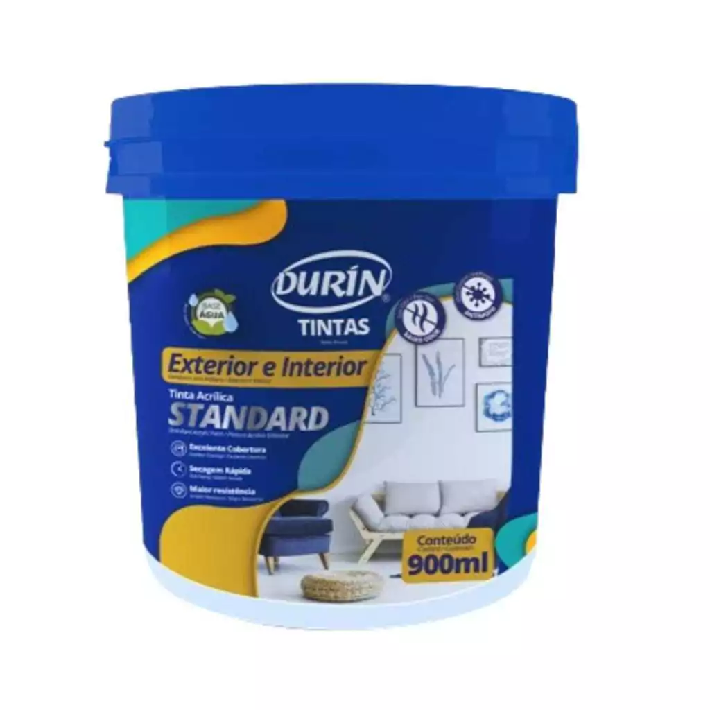 TINTA STANDARD FOSCA BRANCO 900ml - DURÍN