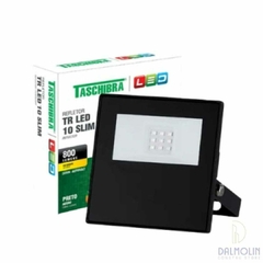 REFLETOR TR LED 10W SLIM 3000K PRETO-DER/02 PRETO - TASCHIBRA - comprar online