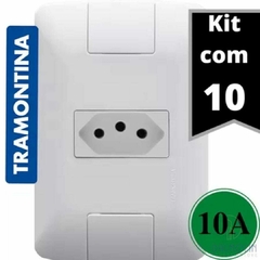 CJ TOMADA 2P+T 10A/250V ARIA BRANCA - TRAMONTINA na internet