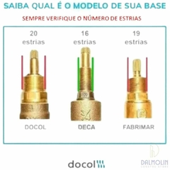 Imagem do ACABAMENTO P/ DOCOL BASE DN15(1/2) A DN25(1) - DOCOL PRIMOR - CHROME