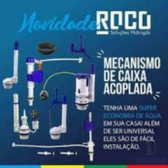 Conjunto completo p/ caixa acoplada (linha econômica) - ROCO - Dalmolin Constru Store