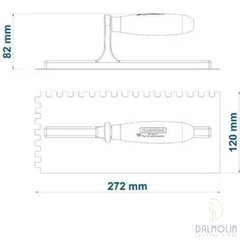 Desempenadeira com Dentes - Tramontina na internet