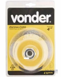 ESCOVA COPO 4" ONDULADA AC VONDER - comprar online