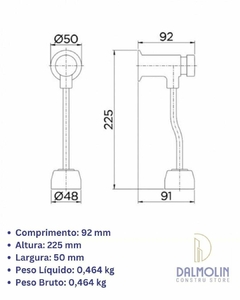 VALVULA PARA MICTORIO PRESSMATIC COMPACT CHROME - DOCOL - Dalmolin Constru Store