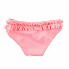 8761 Bombacha lycra lisa volados rosa - comprar online