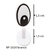 Olho Oval Branco 16mm para Amigurumi - 1614 - 02 Un / 1 PAR