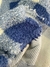 Tecido Carapinha Estampada Xadrez Azul 010 - comprar online