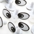 Olho Oval Branco 30mm para Amigurumi - 3020 - 10 Un / 5 Pares