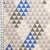 Tricoline Estampado Dg Mini Triangulos - Azul Royal/C 5270-25