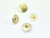 Botão de Pressão Colchete 10,5 mm Dourado - 100