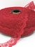 Renda de Poliamida 2 cm Vermelho - R02 - comprar online