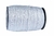 Cordão 3/1 Fio Náutico de 3mm por Metro Branco com Lurex Prata
