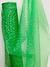 Tecido Organza Verde Esmeralda com Estrelas Prata - comprar online