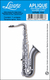 Aplique de MDF Saxofone - APM8-168
