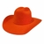 Chapéu Jeito de Cowboy de Lã Laranja