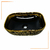 BOWL LOZA (153-BGH) MOD.RECTANGULAR NEGRO C/DORADO - FRATELLI