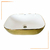 BOWL LOZA (153- GW1) MOD.RECTANGULO BLANCO C/DORADO - FRATELLI