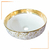 BOWL LOZA (149-G5) MOD. CIRCULAR BLANCO C/DORADO - FRATELLI